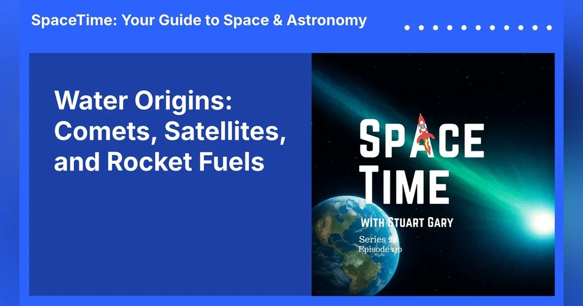 Water Origins: Comets, Satellites, and Rocket Fuels