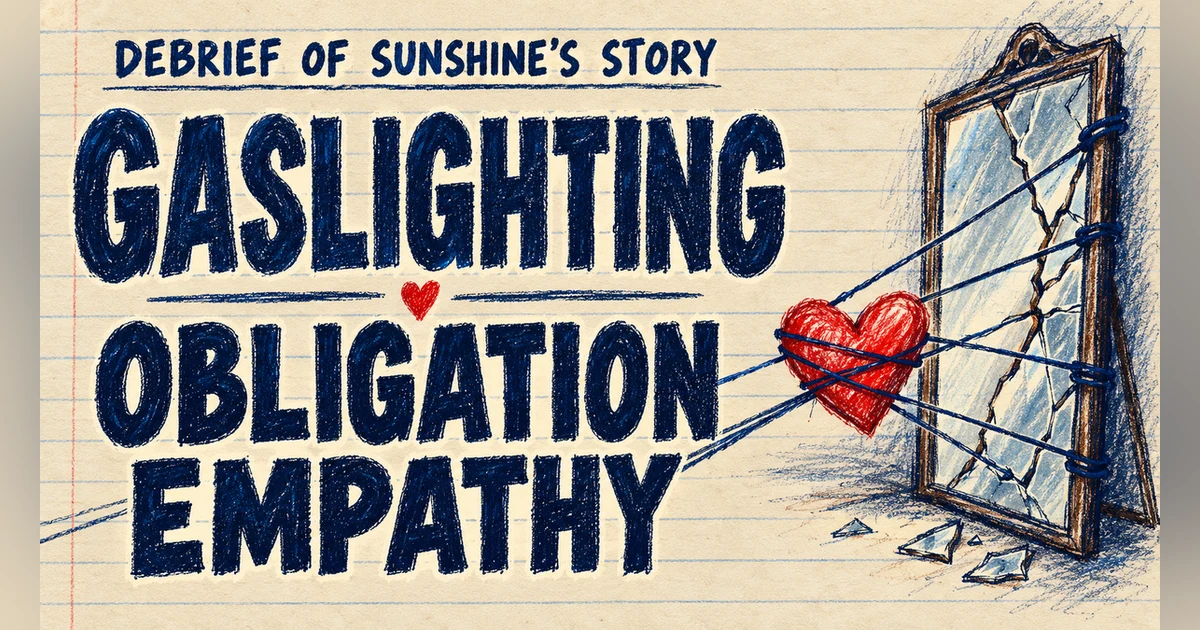 Debrief | Gaslighting, Obligation, and Empathy in Sunshine’s Story