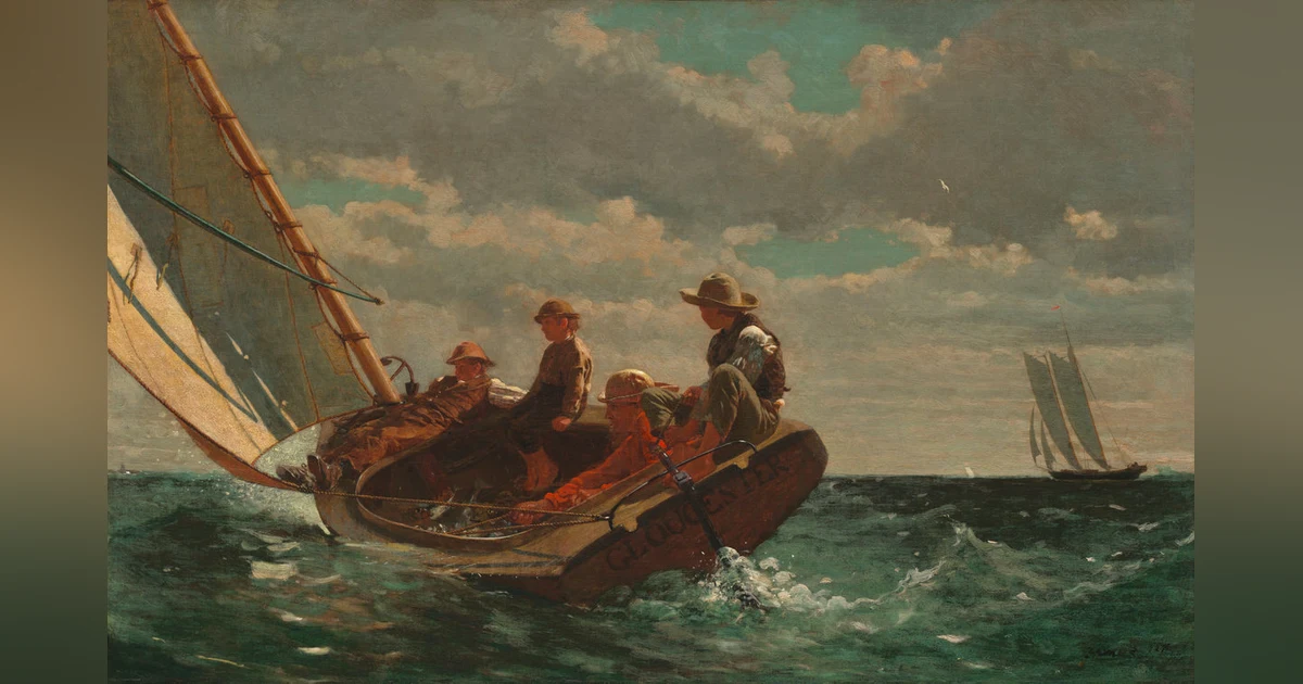 Breezing Up (A Fair Wind) by Winslow Homer