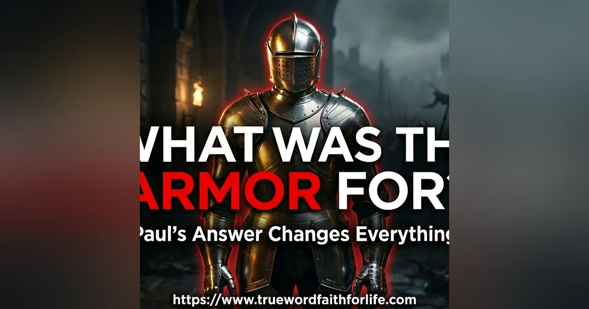 What Was the Armor For?  Series Finale'!