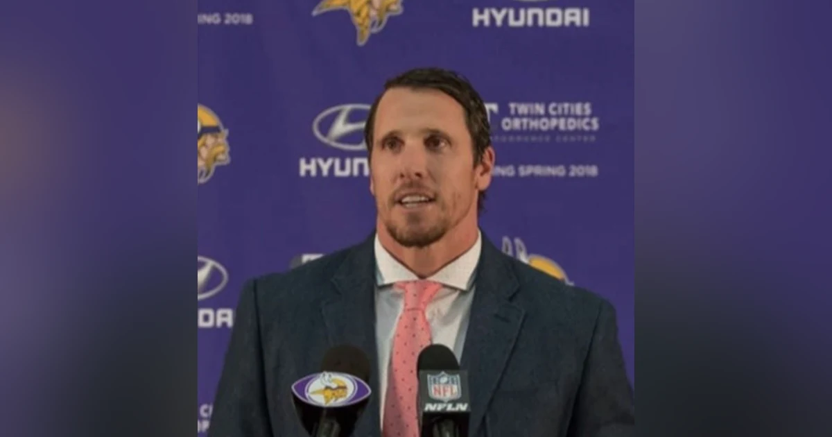 Chad Greenway NFL Minnesota Vikings, Partner Gray Duck Vodka, Founder Lead The Way Foundation