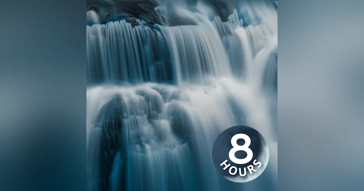 White Noise Waterfall Sounds for Sleeping 8 Hours | Time To Get Relaxed!