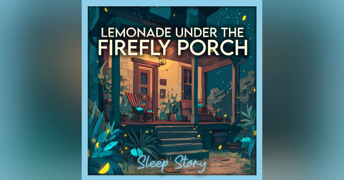 The Porch of Fireflies and Lemonade | Cozy Summer Sleep Story for Adults to Fall Asleep Fast