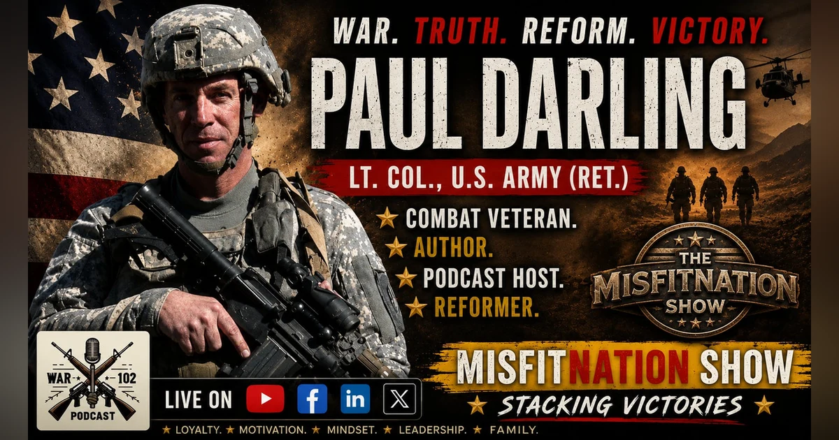 Combat Leadership, Afghanistan & America's Military Future with Lt. Col. Paul Darling