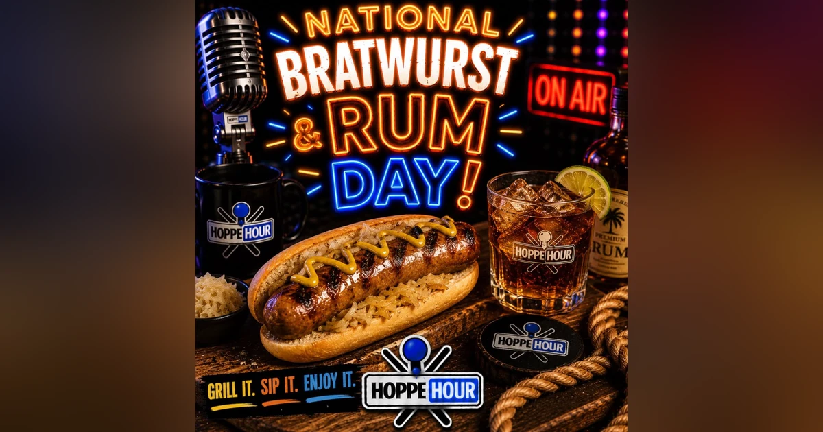 National Bratwurst Day! (Hoppe Hour With Ryan Hoppe: 8.17.26)