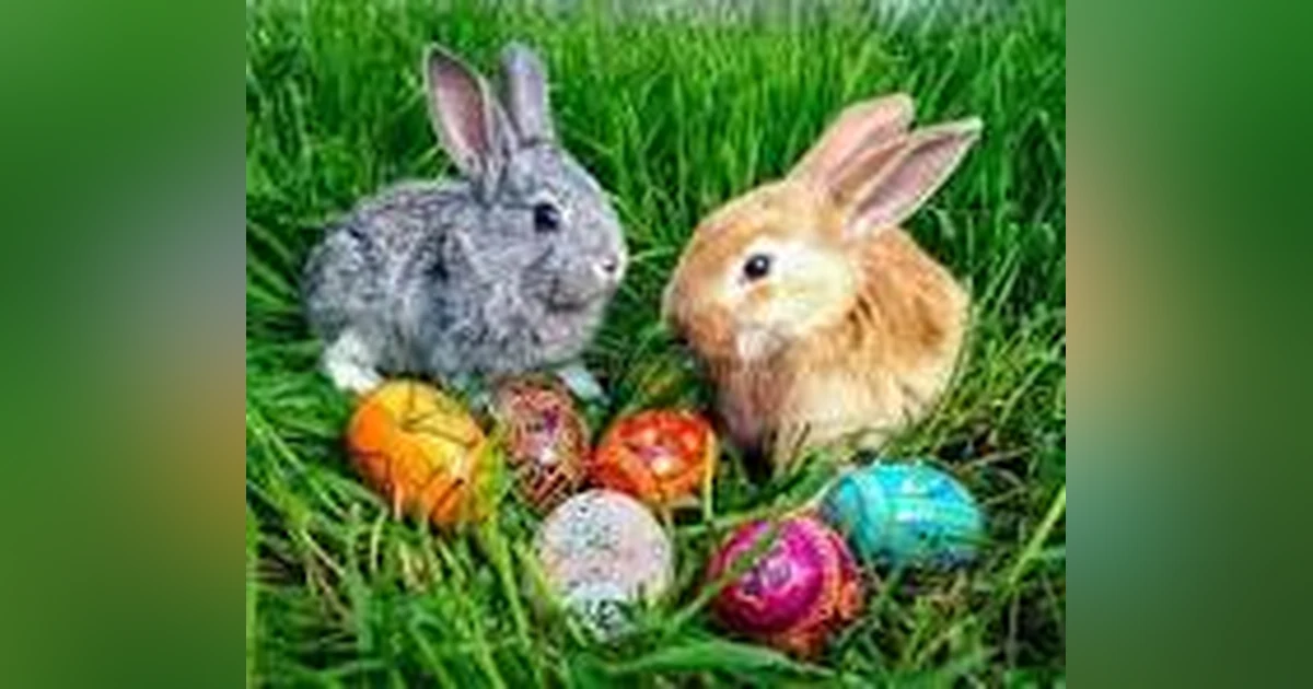WHY DO BUNNIES LAY EGGS AT EASTER?