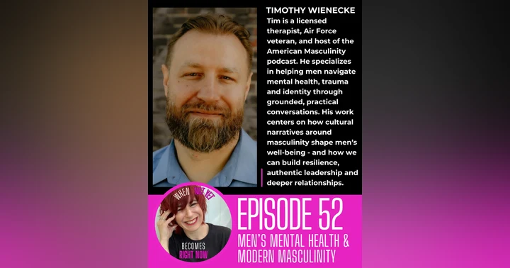image for Men’s Mental Health and Modern Masculinity with Timothy Wienecke