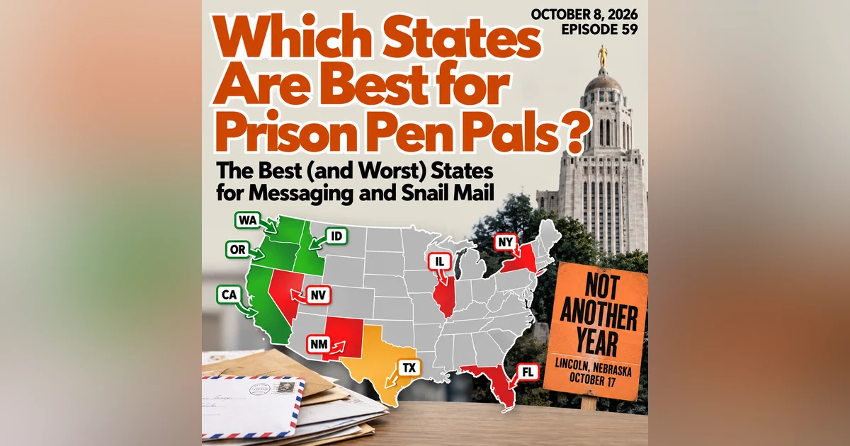 Which States Are Best For Prison Pen Pals?