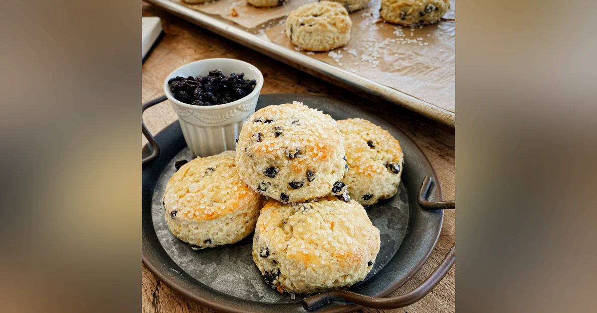 Gluten-free Orange Currant Scones