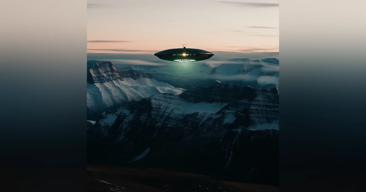 A UFO Photographed in the Italian Alps