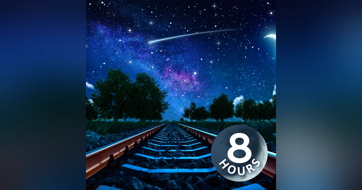 Distant Train Sounds | 8 Hour White Noise for Sleep & Relaxation