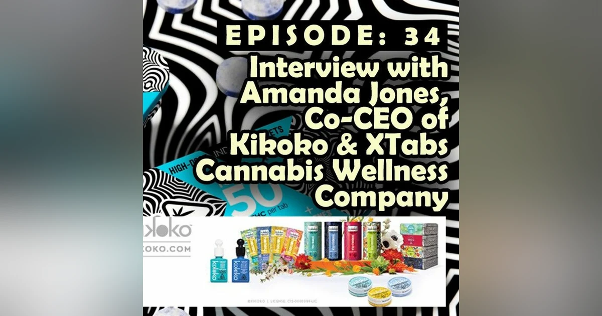 Episode 34- Interview with Amanda Jones, Co-CEO of Kikoko & XTabs Cannabis Wellness Company