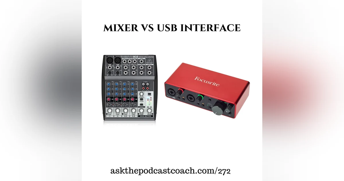 Mixer vs USB Device?