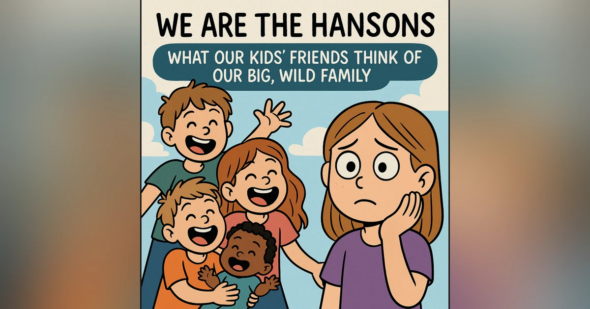 We Are The Hansons What Our Kids Friends Think Of Our Big. Wild Family