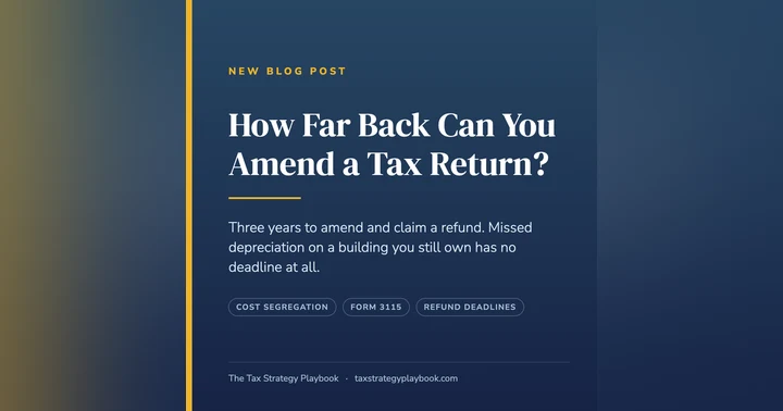 image for How Far Back Can You Amend a Tax Return? The IRS Deadline, and the Rule That Beats It