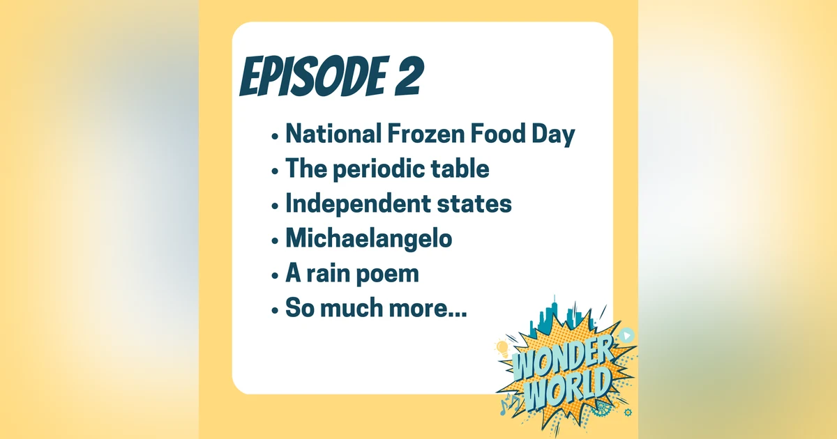 Wonder World Podcast Monday, March 6
