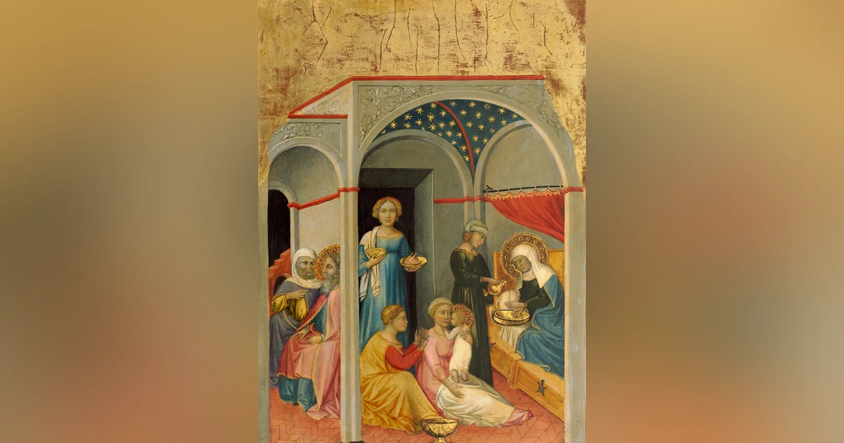 The Nativity of the Virgin – Andrea di Bartolo