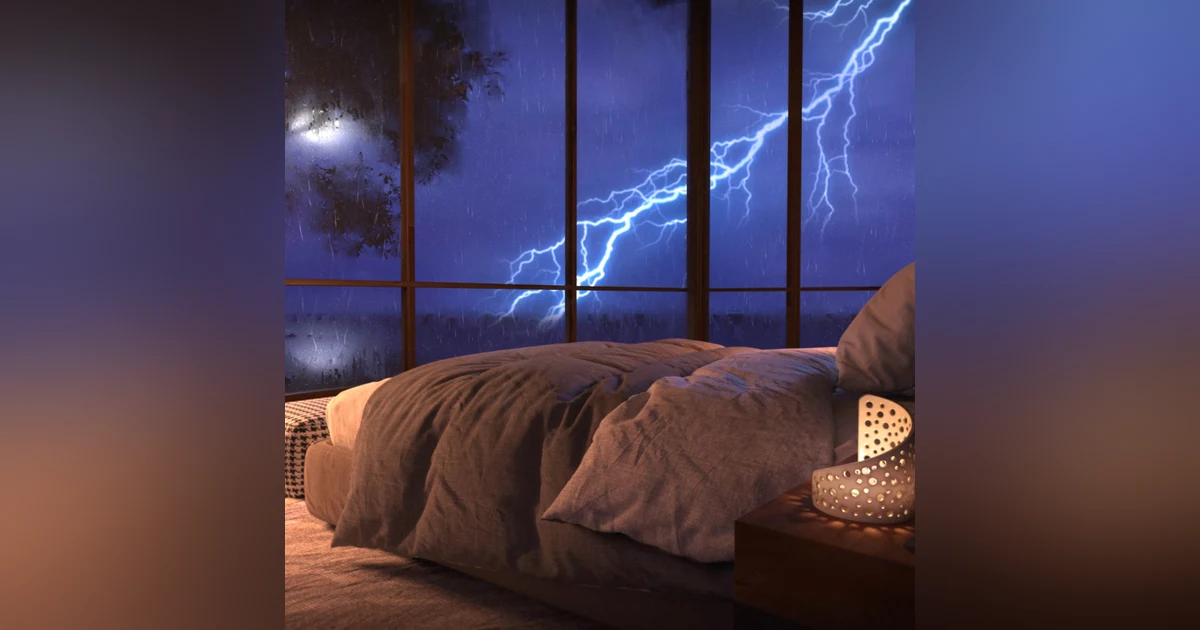 Fall Asleep to Relaxing Rain & Thunder Sounds I 10 Hours with Video!