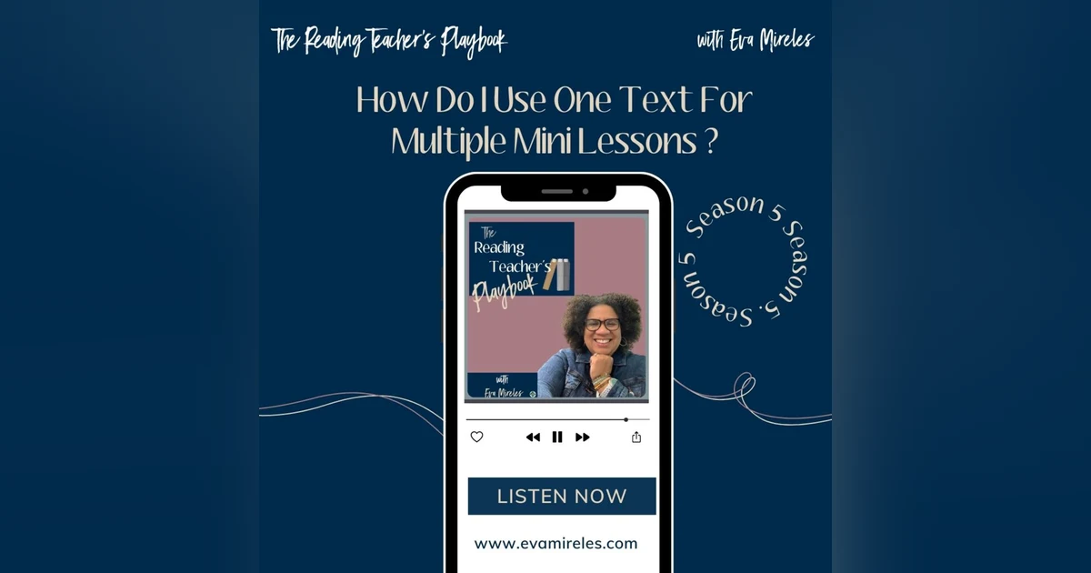 How do I use one text for multiple mini lessons in an upper elementary classroom?