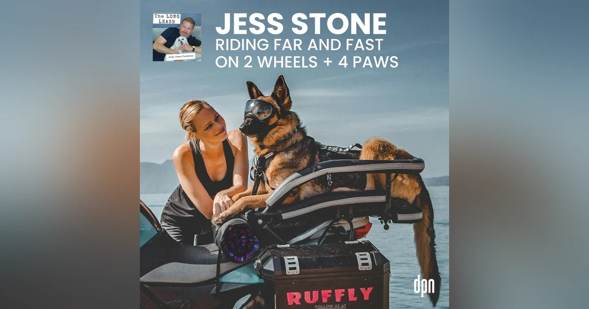 Jess Stone: Riding Far and Fast on 2 Wheels + 4 Paws | The Long Leash #38