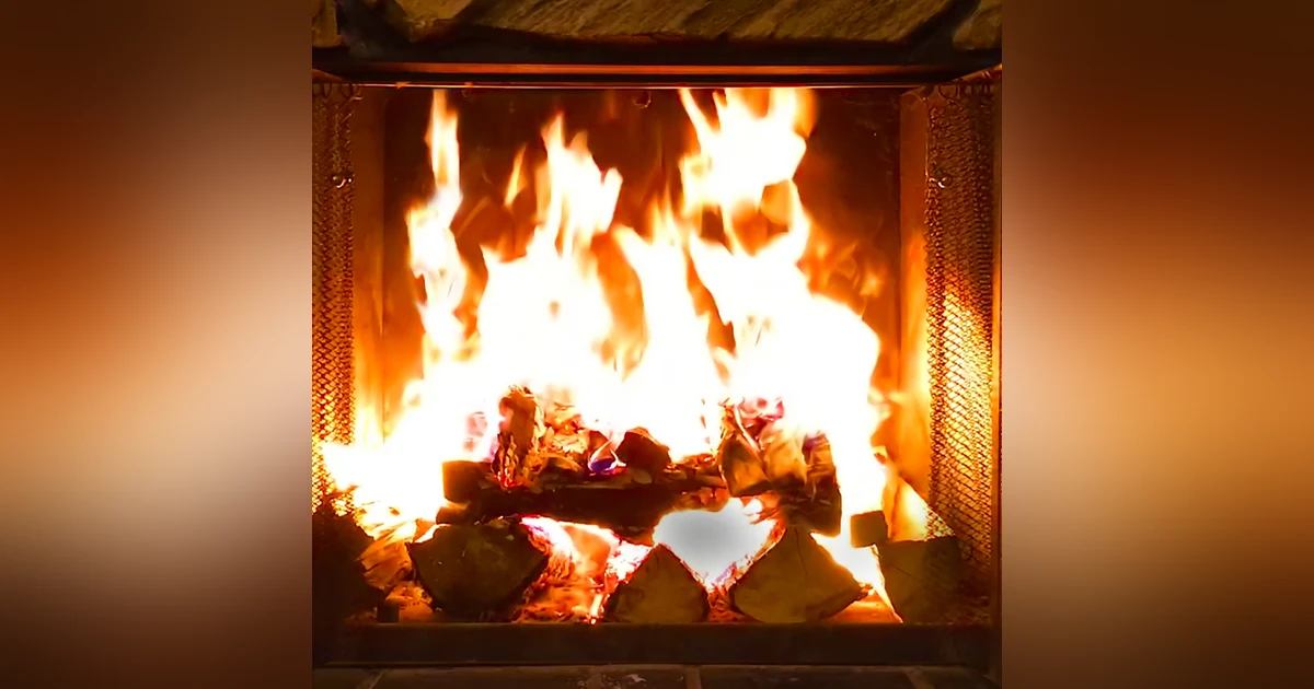 12 Hours Wood Fire Crackling | White Noise to Relax, Study or Sleep