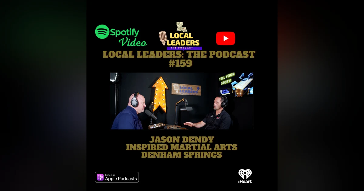 Inspired Martial Arts "Kicking it" on Local LeadersThe Podcast 159 ATA Taekwondo