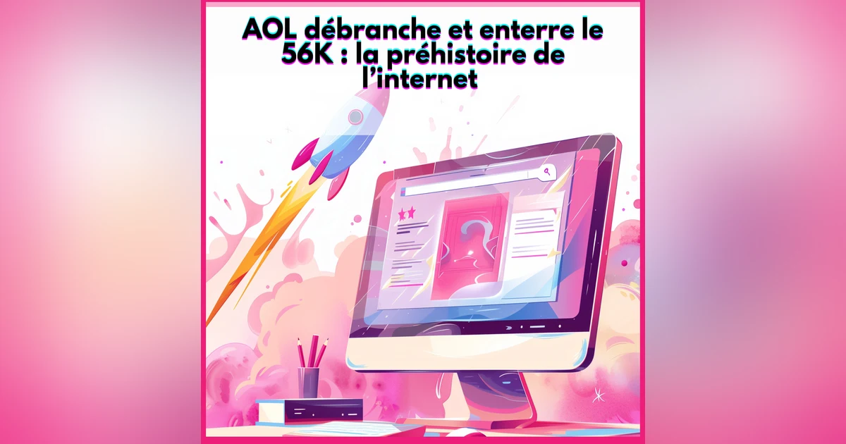 AOL débranche et enterre le 56K : une page historique de l’Internet se tourne