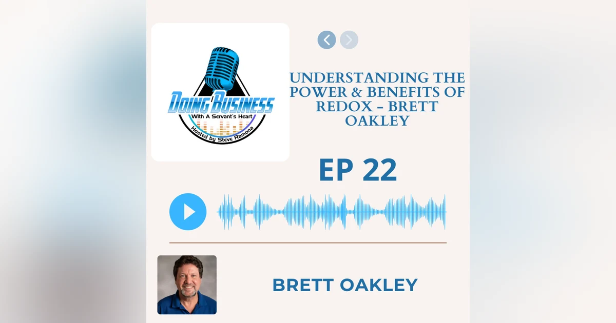 Understanding the Power & Benefits of REDOX - Brett Oakley
