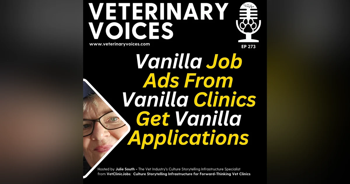 Vanilla Job Ads From Vanilla Clinics Get Vanilla Applications - ep 273