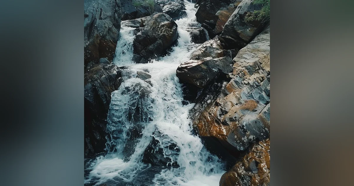 Peaceful Waterfall Sounds White Noise for Sleep, Relaxation 😊 8 Hours Nature