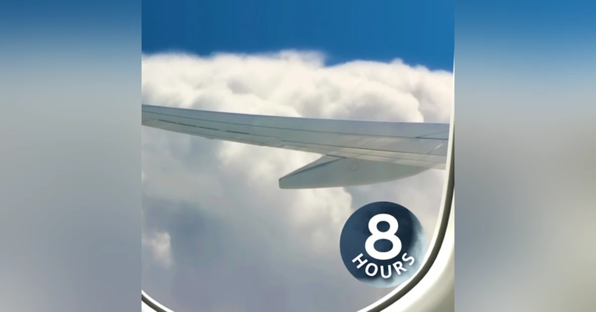 Airplane Sound for Sleeping, Focus or Study Aid 8 hours | White Noise