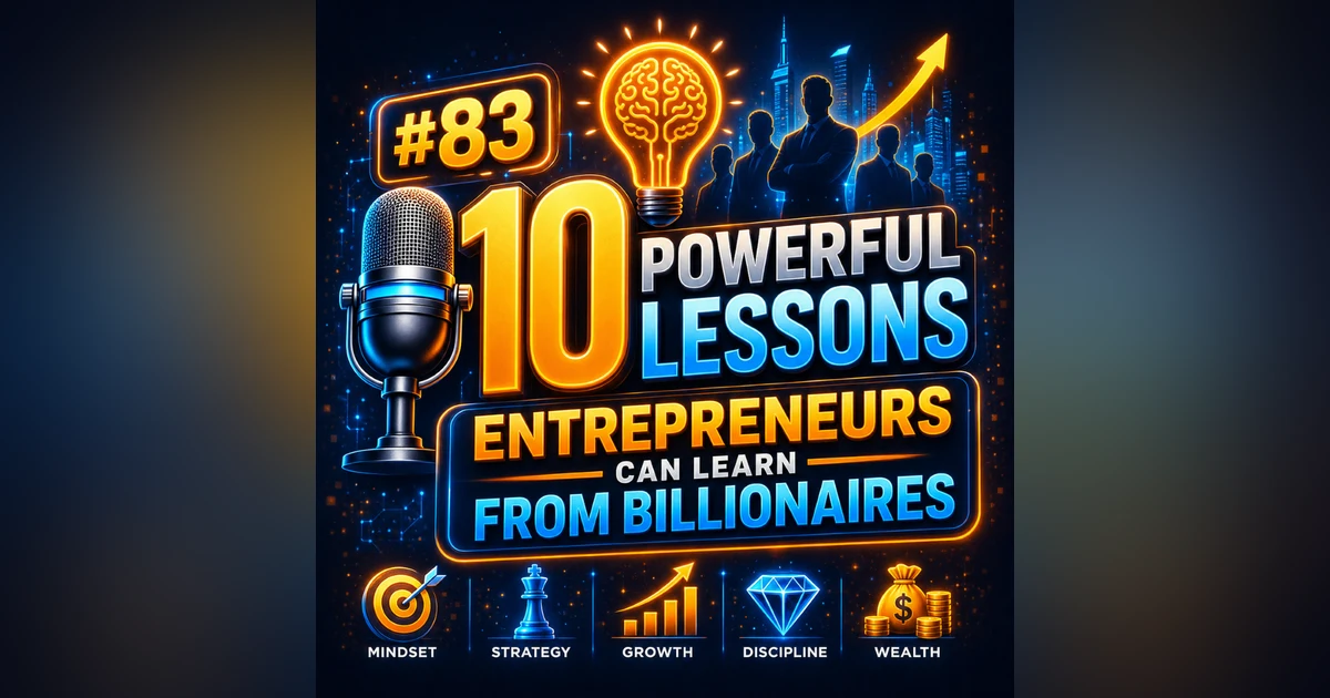 #83 10 Powerful Lessons Entrepreneurs Can Learn from Billionaires