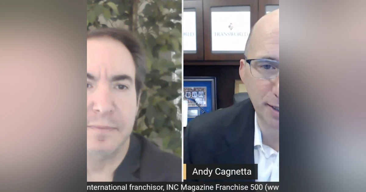 Andy Cagnetta CEO Transworld, top ranked business brokerage, INC Magazine Franchise 500