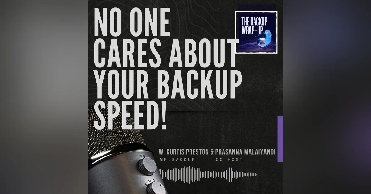 No one cares about your backup window!