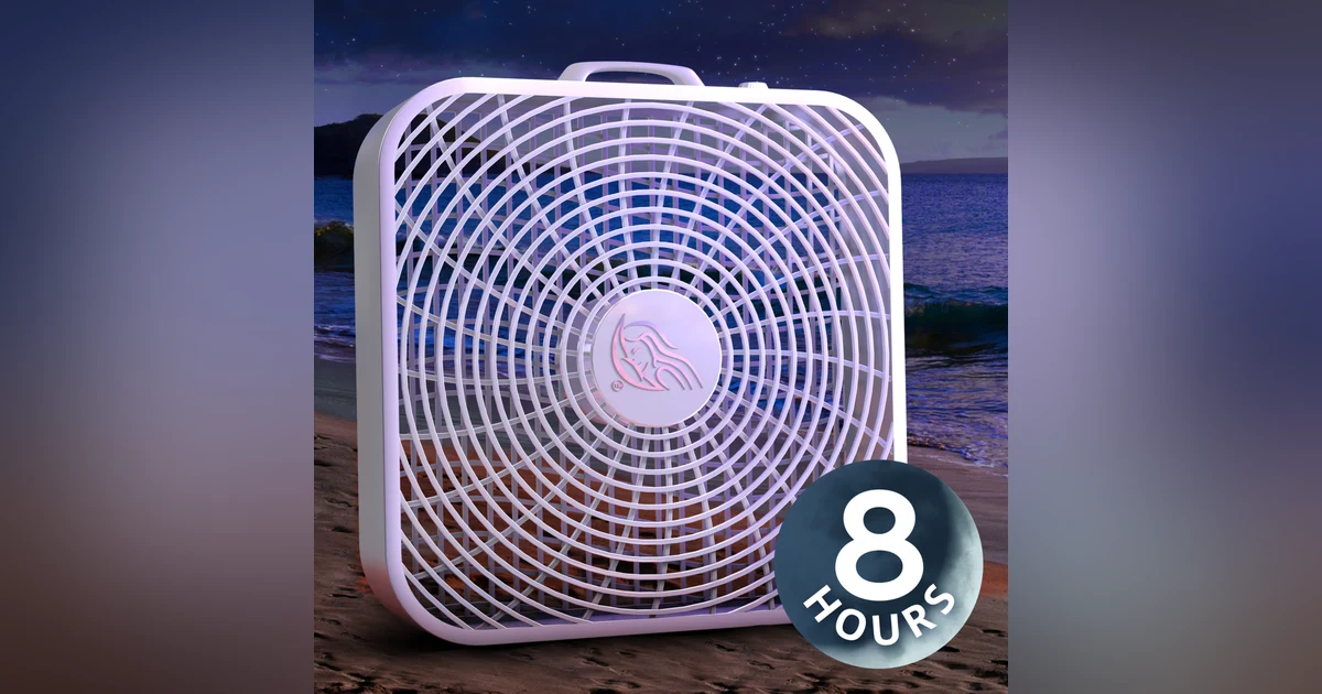 Fan Noise & Ocean Waves Are Perfect! | 8 Hour White Noise