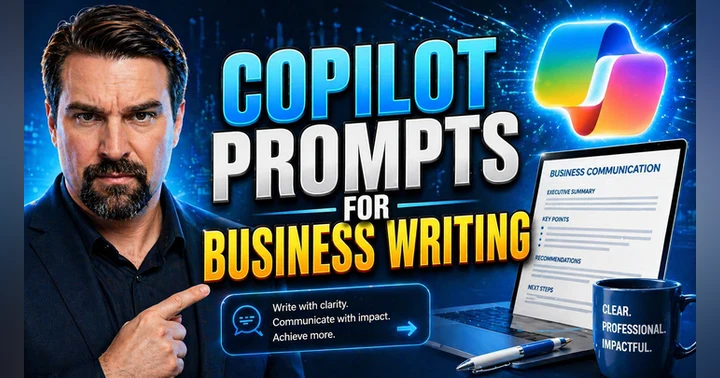 image for Microsoft Copilot Prompts For Business Writing Guide