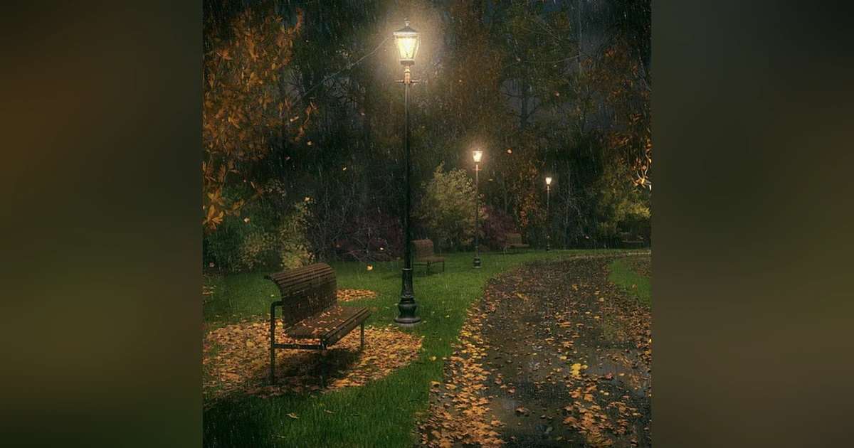 Sonido de lluvia suave y relajante para dormir .