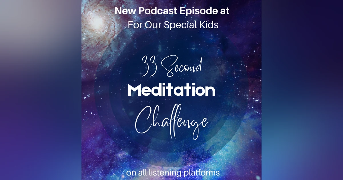 A 33 Second Meditation Challenge