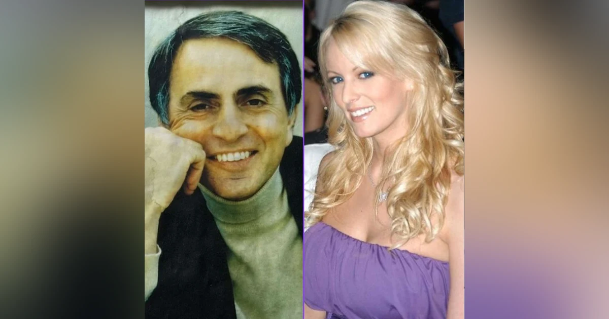 Carl Sagan and Stormy Daniels: Workplace gems?