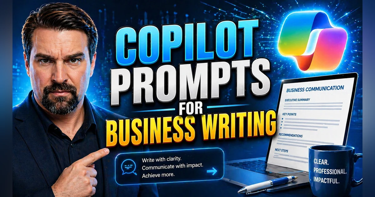 Microsoft Copilot Prompts For Business Writing Guide