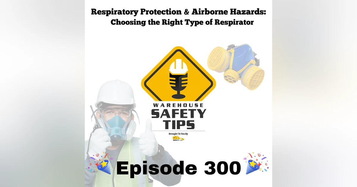 Warehouse Safety Tips | Episode 300 | Choosing the Right Type of Respirator