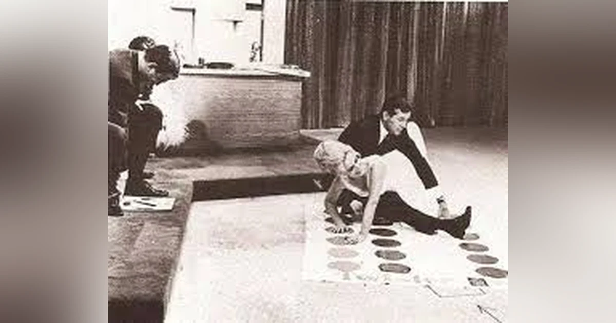 JOHNNY AND EVA PLAY TWISTER