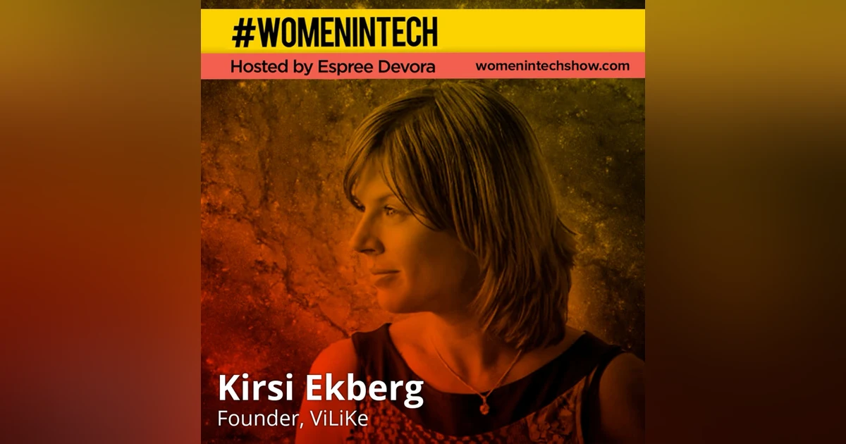Kirsi Ekberg, Founder of ViLiKe; Improving Physical Activity with Playful Technology: Women In Tech Lithuania