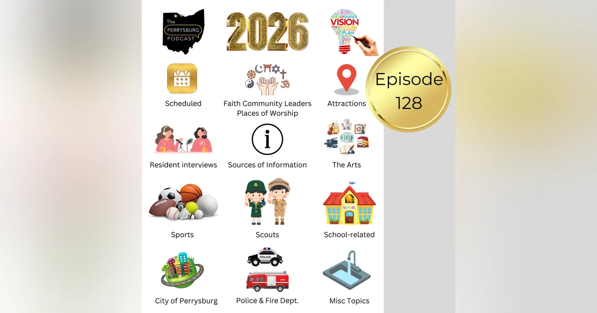 2026 Vision Board and Episode To-Do List for The Perrysburg Podcast