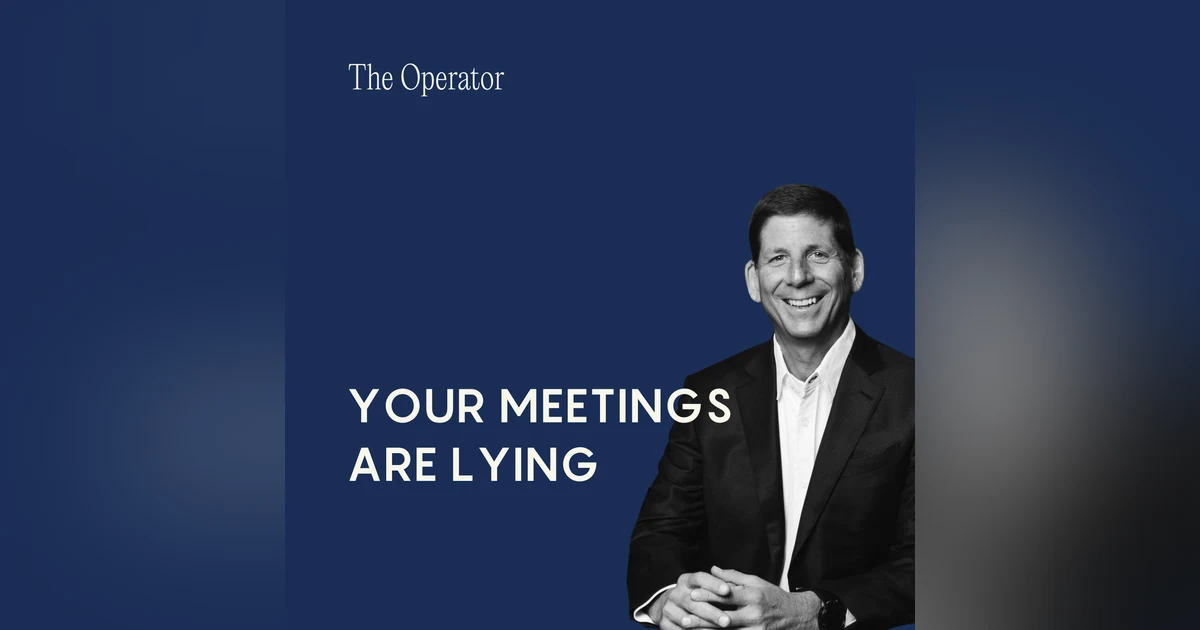 Why Your Weekly Ops Meeting Isn’t Actually Operating