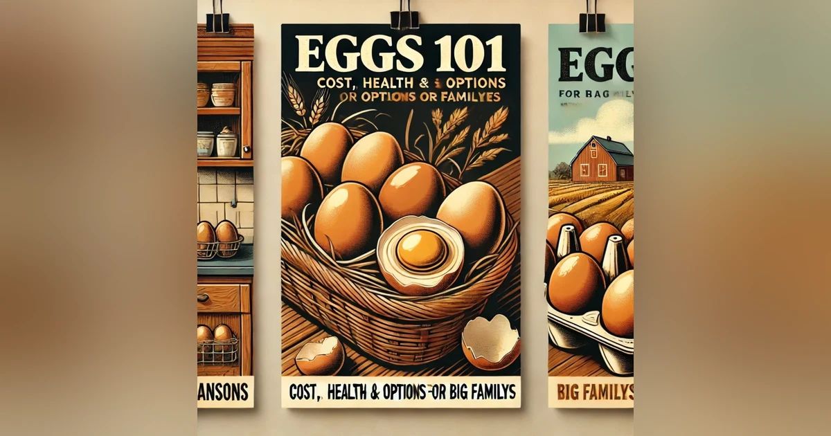 Eggs 101: The Cost, Health Benefits & Best Options for Big Families | We Are the Hansons