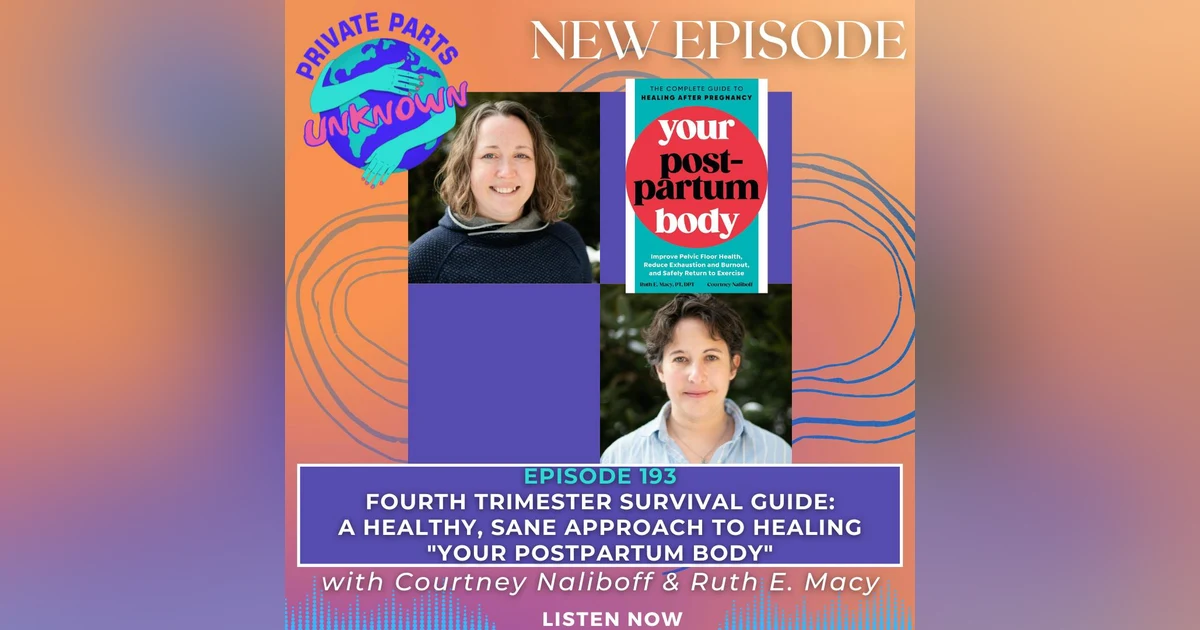 Fourth Trimester Survival Guide: A Healthy, Sane Approach to Healing "Your Postpartum Body" with Courtney Naliboff & Ruth E. Macy