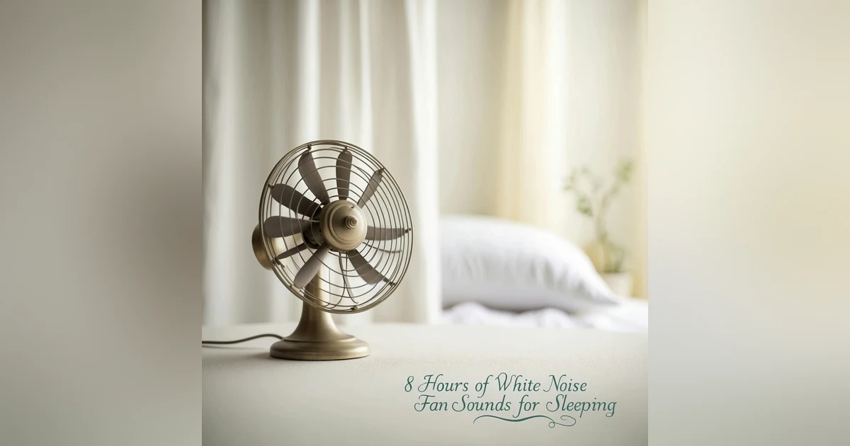 Oscillating Fan 8 Hours Of White Noise Fan Sounds For Sleeping