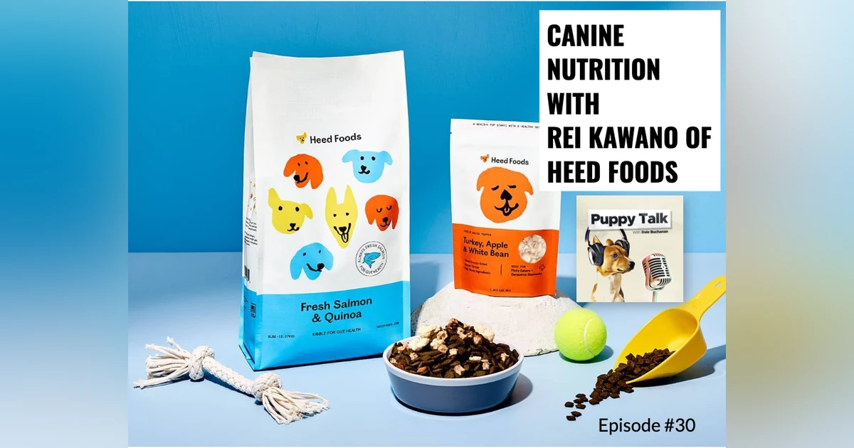 Canine Nutrition with Rei Kawano of Heed Foods