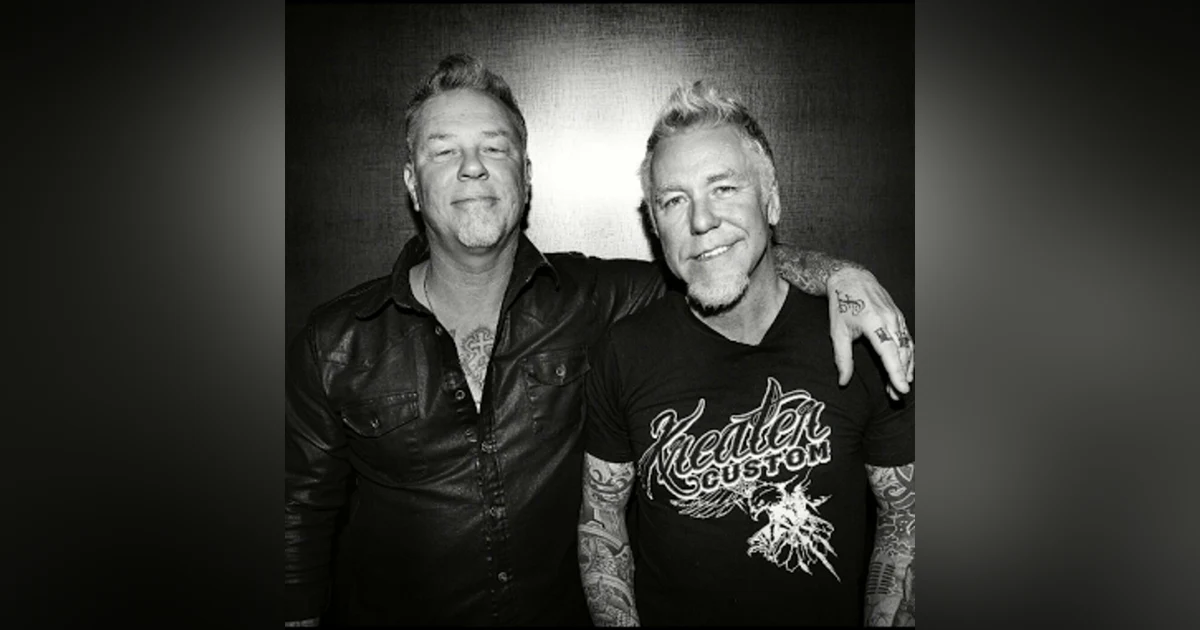 14: James Hetfield of Metallica